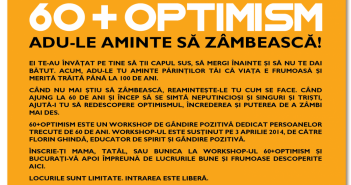 60+OPTIMISM, workshop pentru parinti si bunici